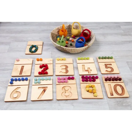 Felt Ball Numbers Pack - Modern Teaching Aids NZ