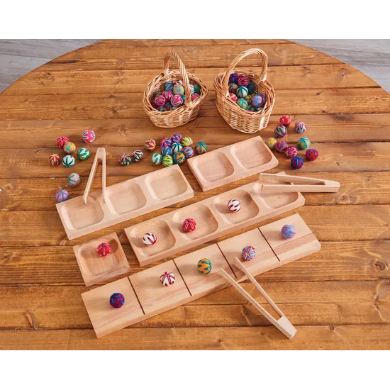 Pattern Felt Balls 100 Pieces