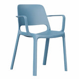 Ergerite Stackable Visitor Chair with Armrests - Blue