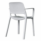 Ergerite Stackable Visitor Chair with Armrests - Grey