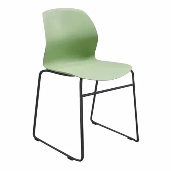 Ergerite Stackable Sled Chair - Green