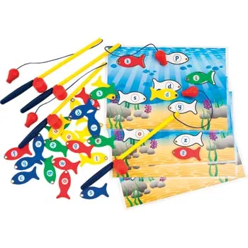 Polydron Magnetic Alphabet Fishing Set - Letter Recognition Game ...