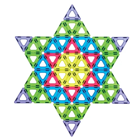Magnetic Polydron Translucent - Set of 96