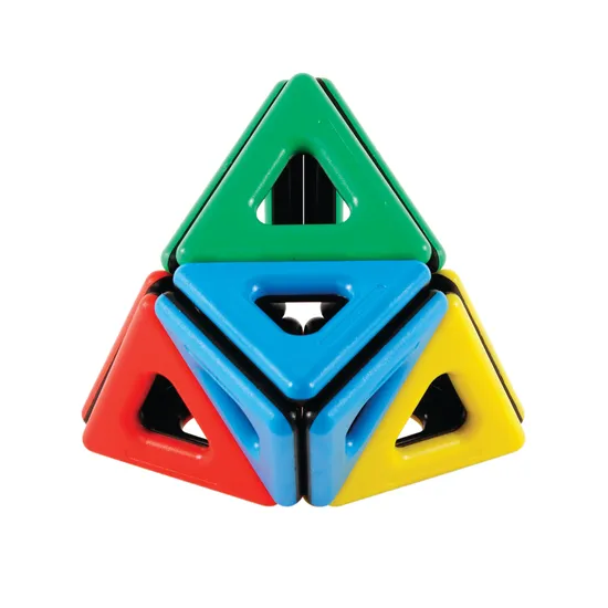 Magnetic Polydron - Basic Shapes Set - 108 pieces - Modern Teaching Aids NZ