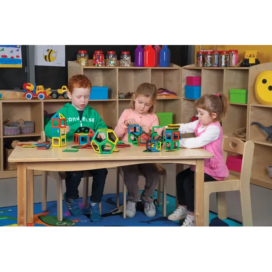 Polydron Magnetic Geometric Shapes Set - 48 Pieces - Modern Teaching Aids NZ