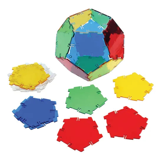 Polydron Translucent Construction Set 140pcs - Modern Teaching Aids NZ