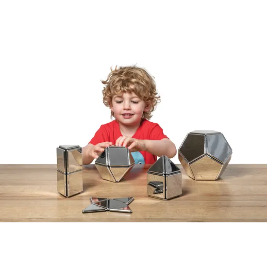 Mirrored Magnetic Polydron 48 Pieces - Modern Teaching Aids NZ