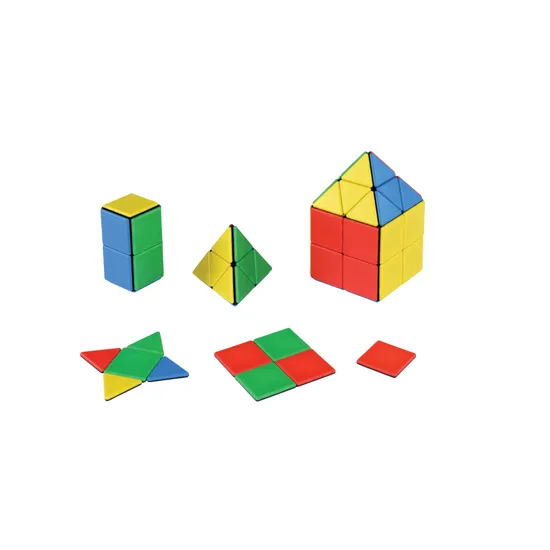 Solid Magnetic Polydron - 48pc - Modern Teaching Aids NZ