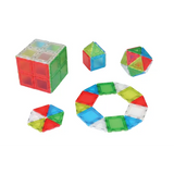 Translucent Solid Magnetic Polydron - 24pc - Modern Teaching Aids NZ