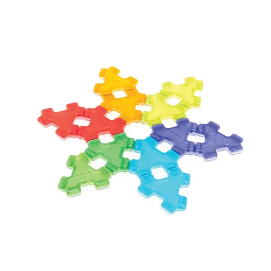 Magnetic Polydron - Transparent Shapes - 70  Pieces - Modern Teaching Aids NZ