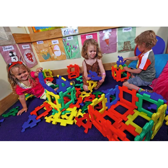 Giant Polydron Set of 40 - Modern Teaching Aids NZ