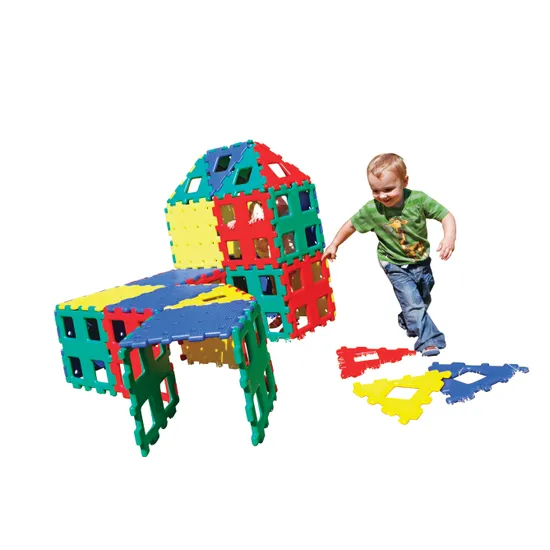 Polydron XL - Bright Colours - 36 pieces - Modern Teaching Aids NZ