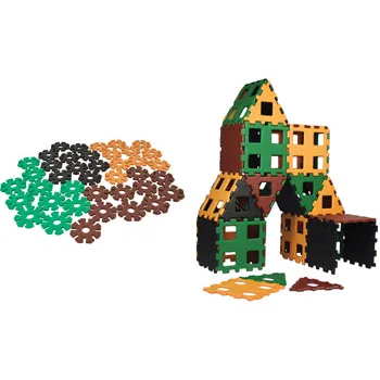 Polydron Giant Natural Play 76 Pieces - Modern Teaching Aids NZ