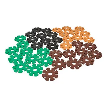 Polydron Giant Octoplay Natural Tones - 40pc - Modern Teaching Aids NZ