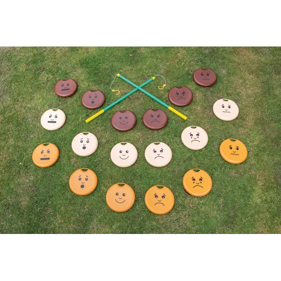 Giant Emotions Fishing Set 20 pieces - Modern Teaching Aids NZ